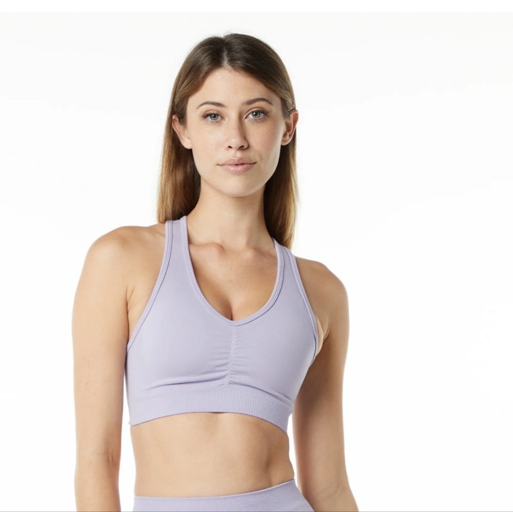 Alphalete Amplify Purple Sports Bra